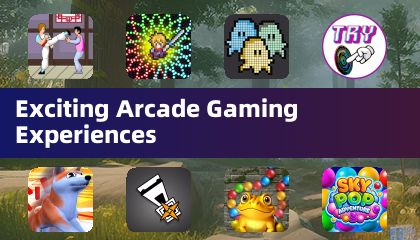 Experiências emocionantes de jogos de arcade