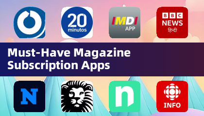 Aplicaciones de suscripción de revista imprescindible