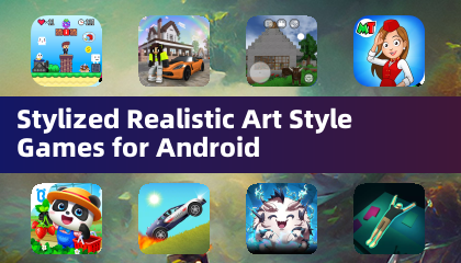 Jeux avec un style artistique réaliste stylisé pour Android