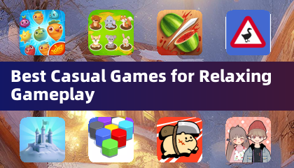 편안한 게임플레이를 위한 최고의 캐주얼 게임