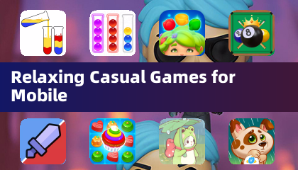 Jogos casuais relaxantes para celular